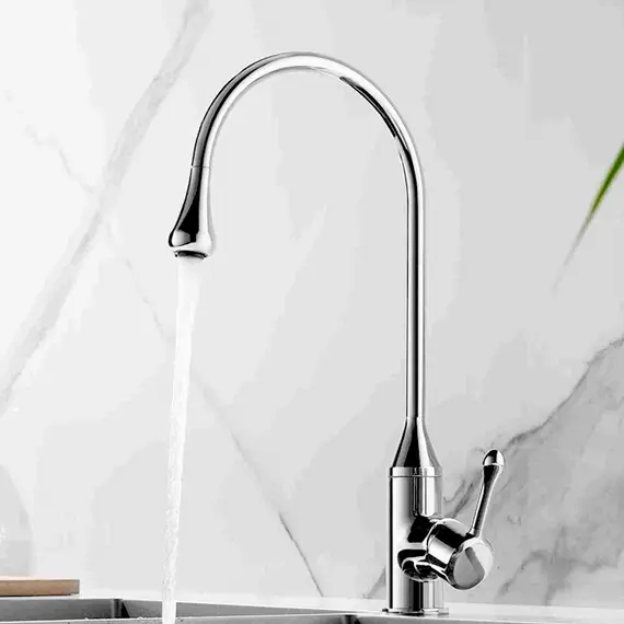 Смеситель для кухни Ledeme L4599 хром, изображение 4