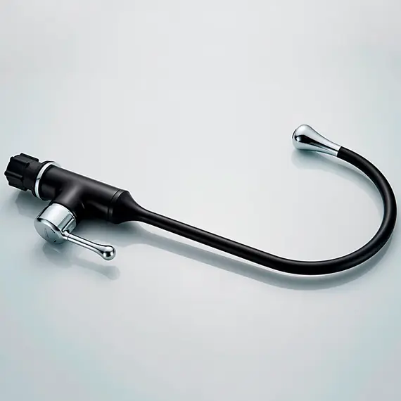 Смеситель для кухни Ledeme L4599B черный/хром, изображение 7