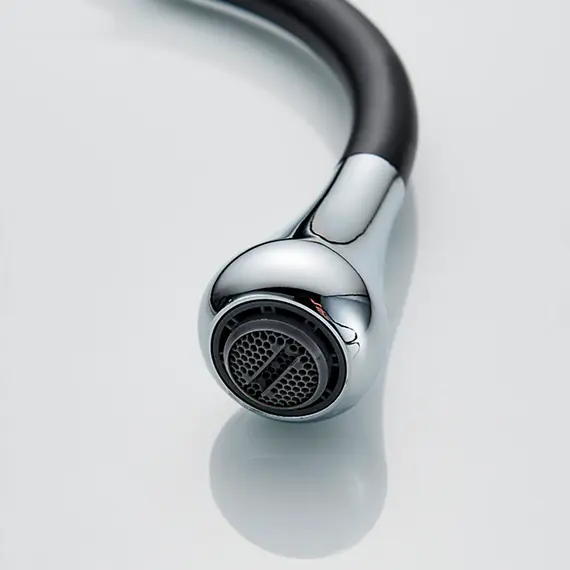 Смеситель для кухни Ledeme L4599B черный/хром, изображение 8