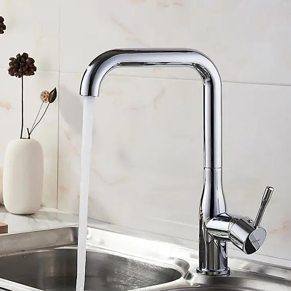 Смеситель для кухни Ledeme R L4698 хром, изображение 4