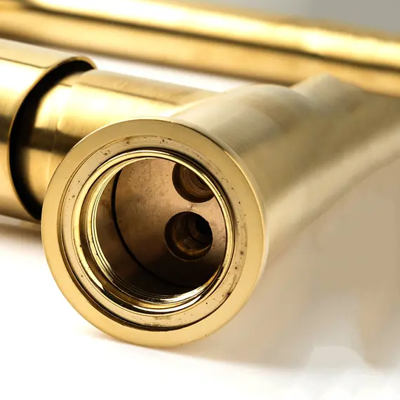 Смеситель для кухни Ledeme L4698Y золотой, изображение 4