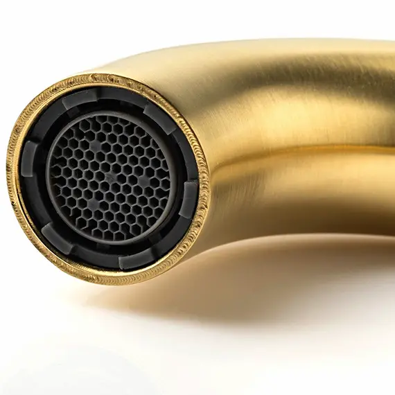 Смеситель для кухни Ledeme L4698Y золотой, изображение 5