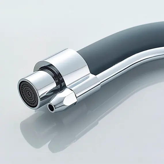 Смеситель для кухни с гибким изливом и встроенным краном под фильтр питьевой воды Ledeme L4755-9 хром, изображение 4