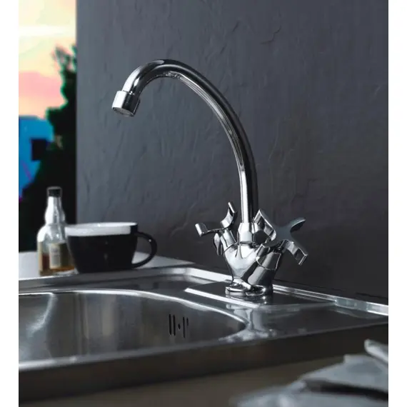 Смеситель для кухни Ledeme H22 L4822 хром, изображение 3