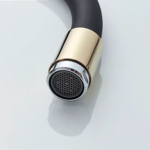 Смеситель для кухни с гибким изливом Ledeme Rainbow L4898-10 хром, изображение 8