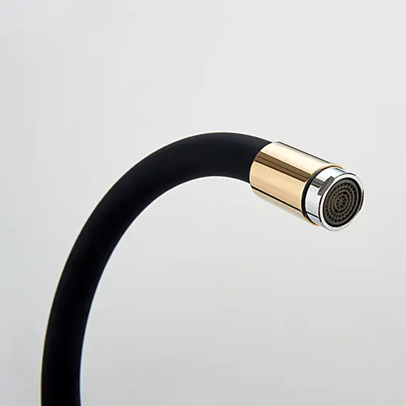 Смеситель для кухни с гибким изливом Ledeme Rainbow L4898-10 хром, изображение 9