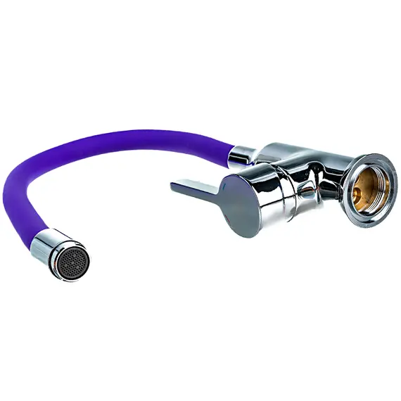 Смеситель для кухни с гибким изливом Ledeme Rainbow L4898-8 хром, изображение 5