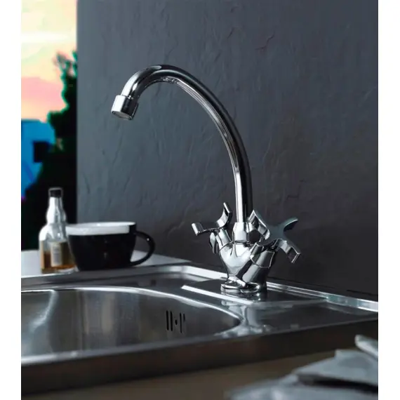 Смеситель для кухни Ledeme H22 L4922 хром, изображение 3