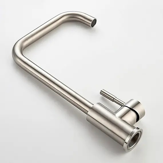 Смеситель для кухни Ledeme R L4998-4 суперсталь, изображение 5