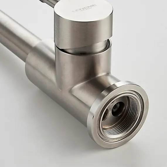 Смеситель для кухни Ledeme R L4998-4 суперсталь, изображение 9