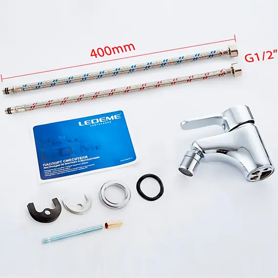 Смеситель для биде Ledeme H03 L5003 хром, изображение 8