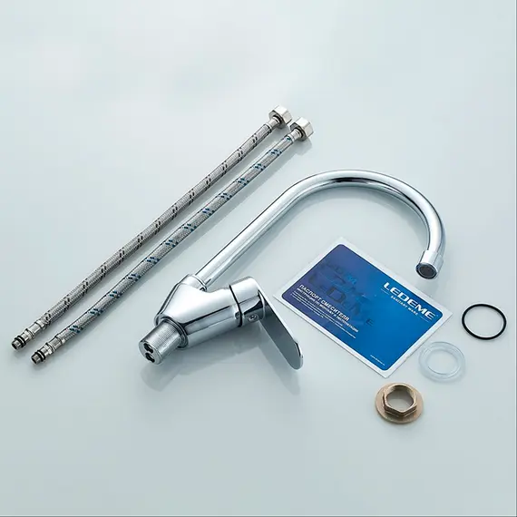 Смеситель для кухни Ledeme H10 L5810 хром, изображение 10