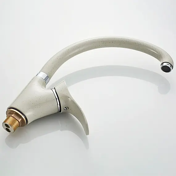 Смеситель для кухни Ledeme L5901E серый, изображение 5