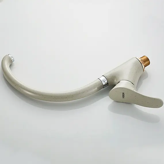 Смеситель для кухни Ledeme L5901E серый, изображение 6