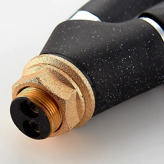 Смеситель для кухни Ledeme R L5913F черный, изображение 10