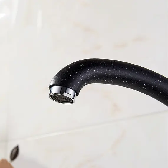 Смеситель для кухни Ledeme R L5913F черный, изображение 12