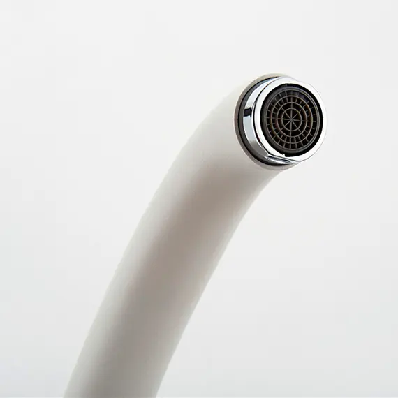 Смеситель для кухни Ledeme L5913H белый, изображение 12