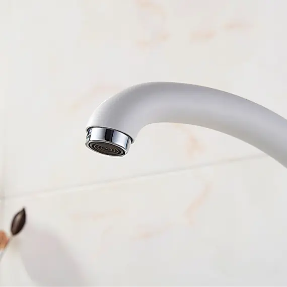 Смеситель для кухни Ledeme L5913H белый, изображение 13