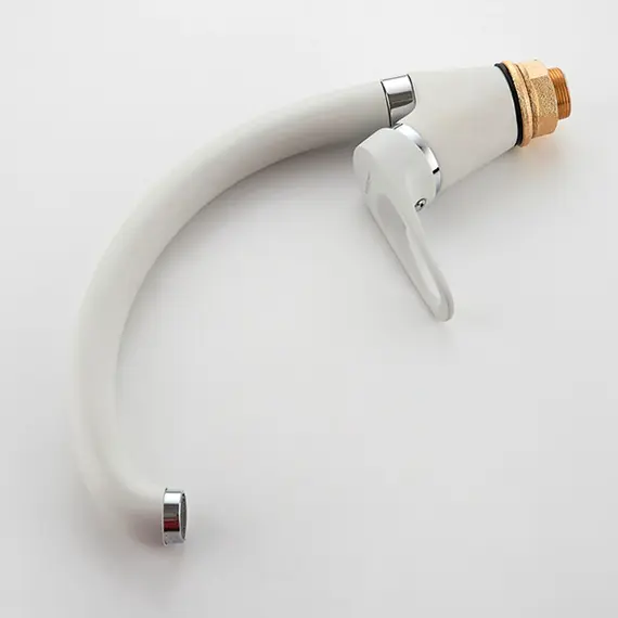 Смеситель для кухни Ledeme L5913H белый, изображение 8