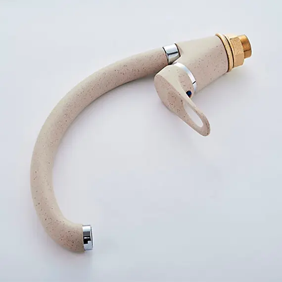 Смеситель для кухни Ledeme R L5913K бежевый матовый, изображение 7