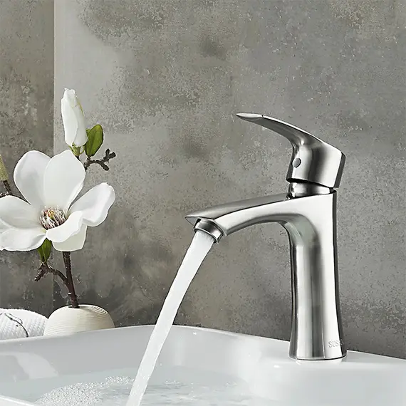 Смеситель для раковины Ledeme L71001 из нержавеющей стали, изображение 3