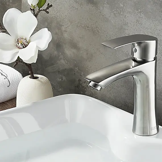 Смеситель для раковины Ledeme L71001 из нержавеющей стали, изображение 4