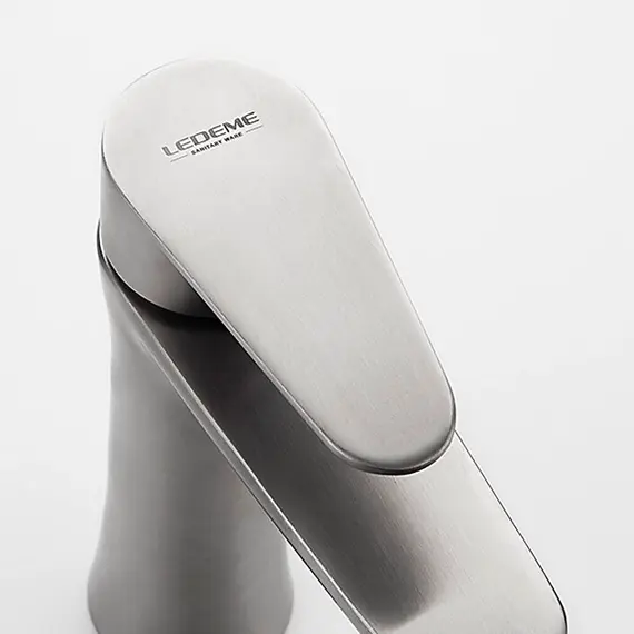 Смеситель для раковины Ledeme R L71002 суперсталь, изображение 8