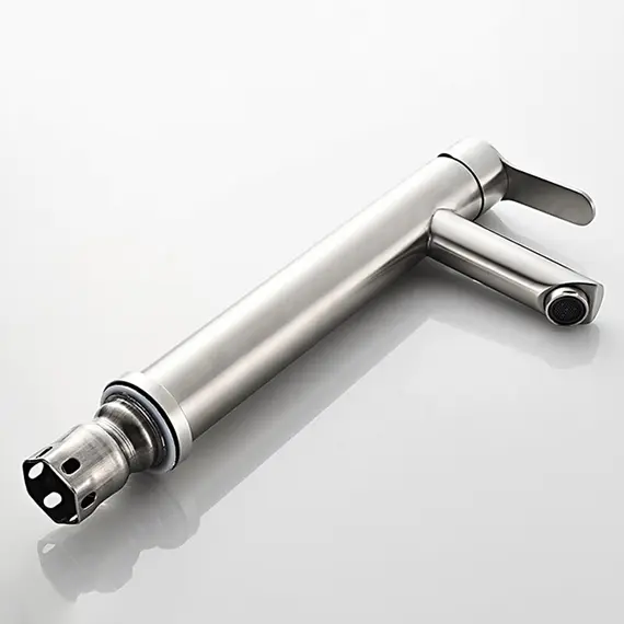 Смеситель для раковины Ledeme R L71103 высокий суперсталь, изображение 3