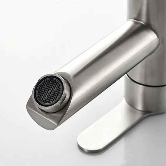 Смеситель для раковины Ledeme R L71103 высокий суперсталь, изображение 5