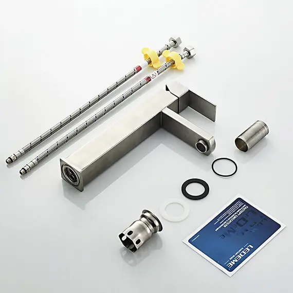 Смеситель для раковины Ledeme H33 L71133 суперсталь, изображение 10