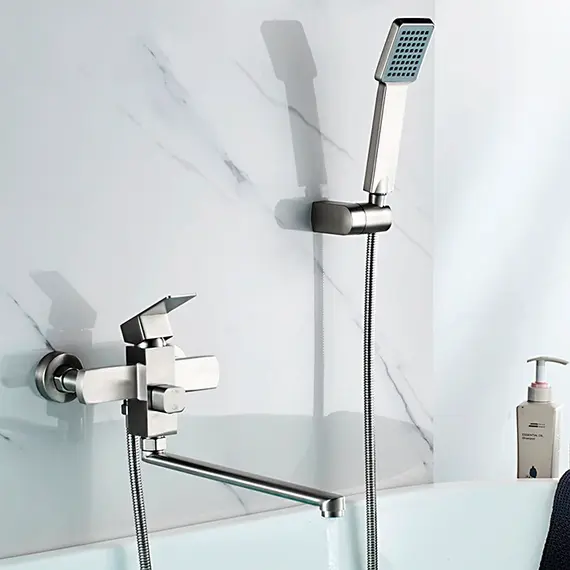 Смеситель для ванны Ledeme H33 L72233 нержавеющая сталь, изображение 3