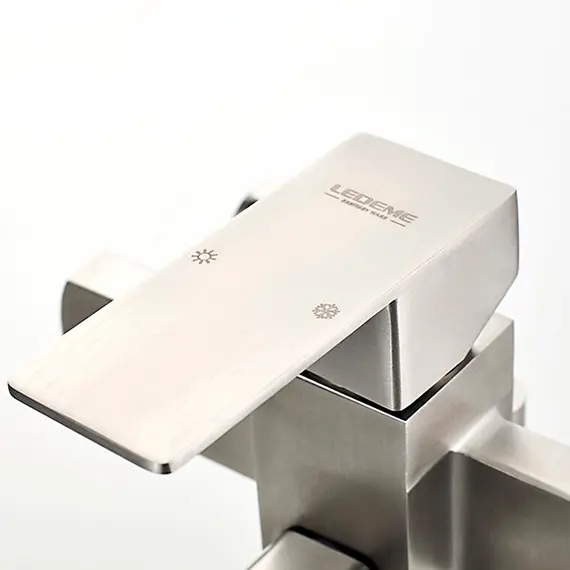 Смеситель для ванны Ledeme H33 L72233 нержавеющая сталь, изображение 9