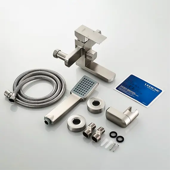 Смеситель для ванны Ledeme H33 L73233 суперсталь, изображение 10