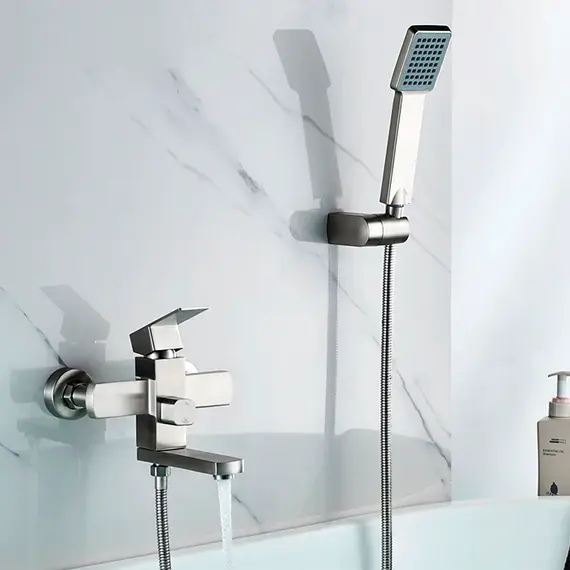 Смеситель для ванны Ledeme H33 L73233 суперсталь, изображение 3