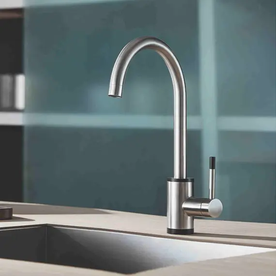 Смеситель для кухни Ledeme L74013 суперсталь, изображение 3