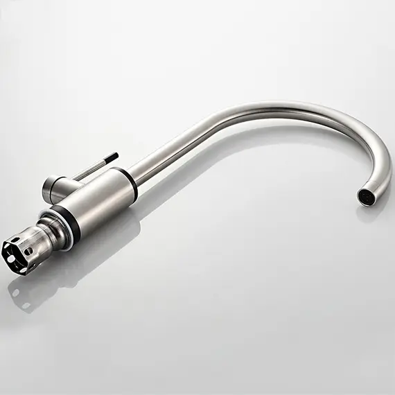 Смеситель для кухни Ledeme L74013 суперсталь, изображение 6