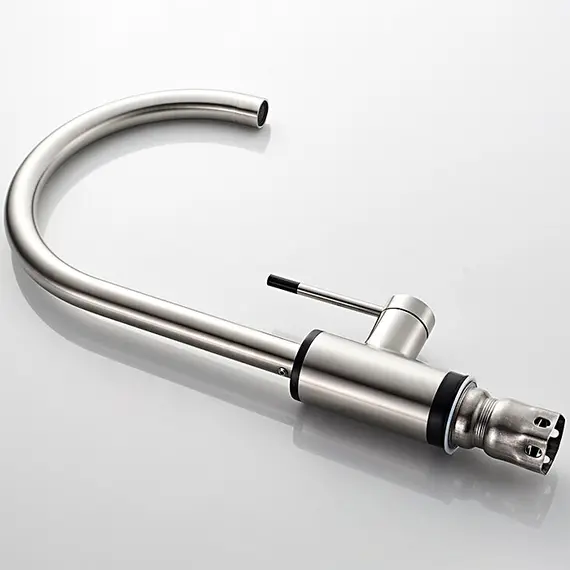 Смеситель для кухни Ledeme L74013 суперсталь, изображение 7