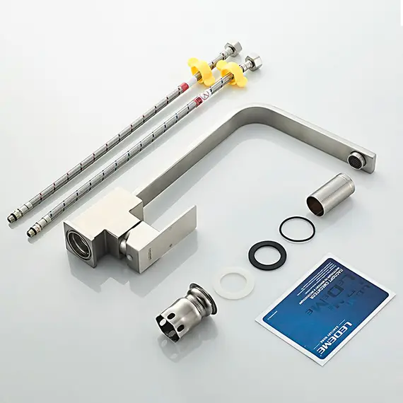 Смеситель для кухни Ledeme L74033 суперсталь, изображение 10