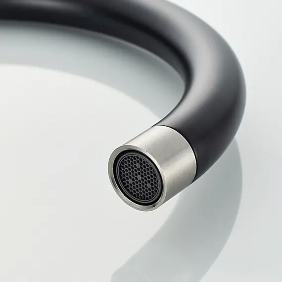 Смеситель для кухни Ledeme L74105B черный черный/суперсталь, изображение 7