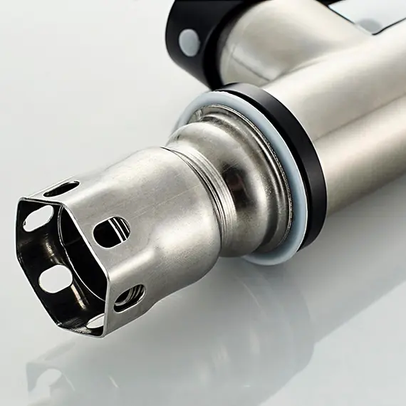 Смеситель для кухни Ledeme L74105B черный черный/суперсталь, изображение 9