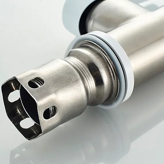 Смеситель для кухни Ledeme L74105W белый/суперсталь, изображение 5