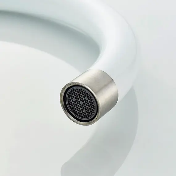 Смеситель для кухни Ledeme L74105W белый/суперсталь, изображение 9