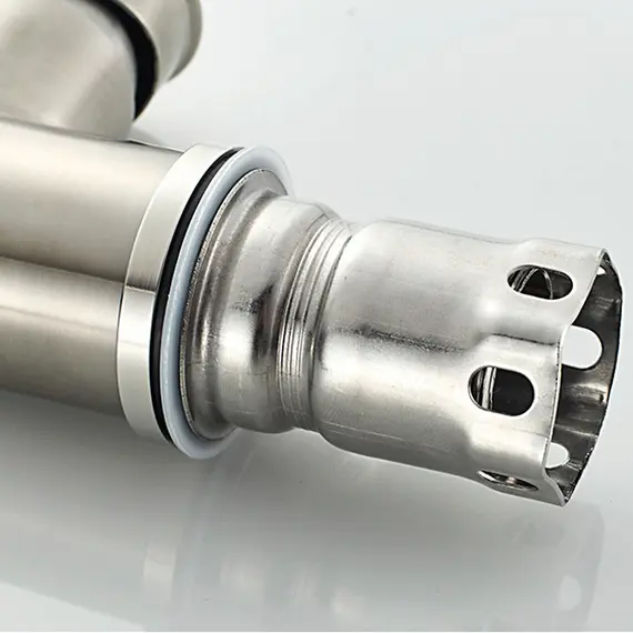 Смеситель для кухни Ledeme L74155-3 суперсталь, изображение 9