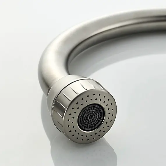 Смеситель для кухни Ledeme L74205 с душем суперсталь, изображение 7