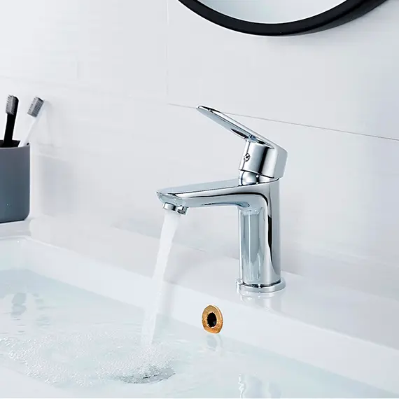 Комплект смесителей 3 в 1 Ledeme R L9022 для ванны, умывальника и душа хром, изображение 20