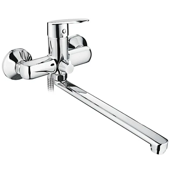 Комплект смесителей 3 в 1 Ledeme R L9022 для ванны, умывальника и душа хром, изображение 4