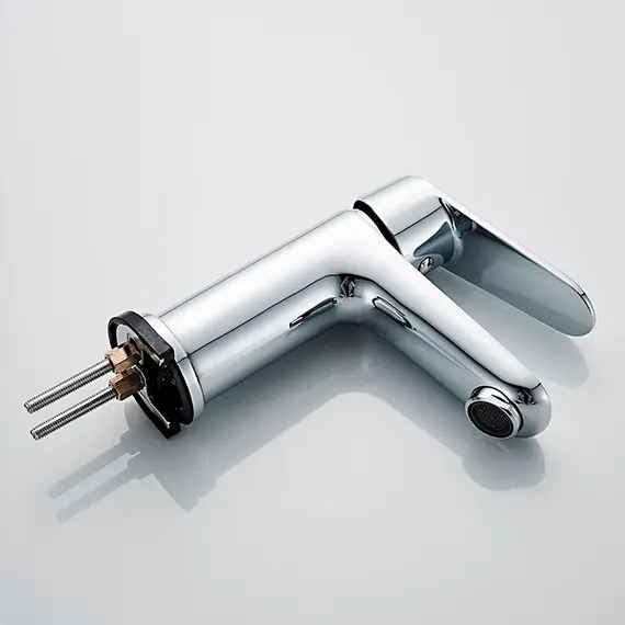 Комплект смесителей 3 в 1 Ledeme R L9022 для ванны, умывальника и душа хром, изображение 6