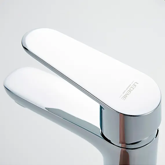 Комплект смесителей 3 в 1 Ledeme R L9022 для ванны, умывальника и душа хром, изображение 9