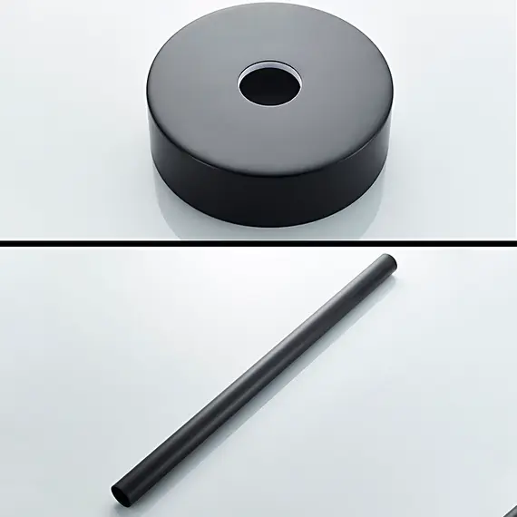 Напольный смеситель для ванны Gerhans K13219B черный, изображение 7