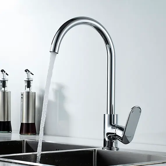 Смеситель для кухни Gerhans K14022 хром, изображение 10